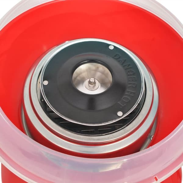 vidaXL Sockervaddsmaskin 480 W röd
