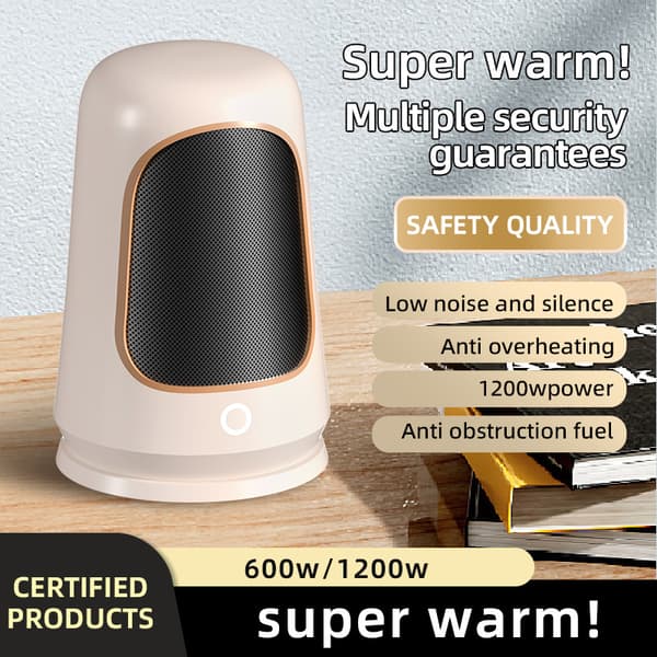 INF Kannettava tilanlämmitin 1200W/nopea lämmitys/hiljainen toiminta