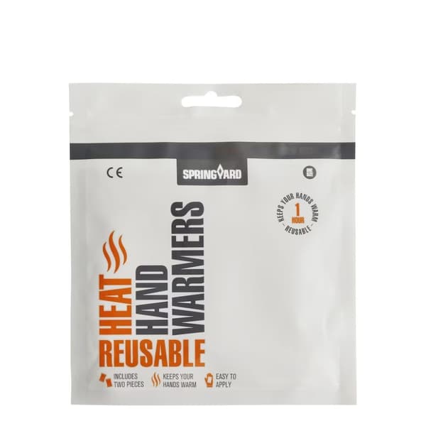 SPRINGYARD REUSEABLE HAND WARMERS 2-PACK, kemiska handvärmare återanvändbara