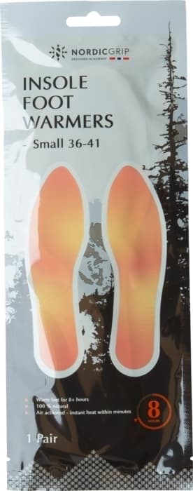 NORDIC GRIP FOTVÄRMARE 2-PACK, kemiska värmesulor engångs 2-PACK (storlek 42-47)