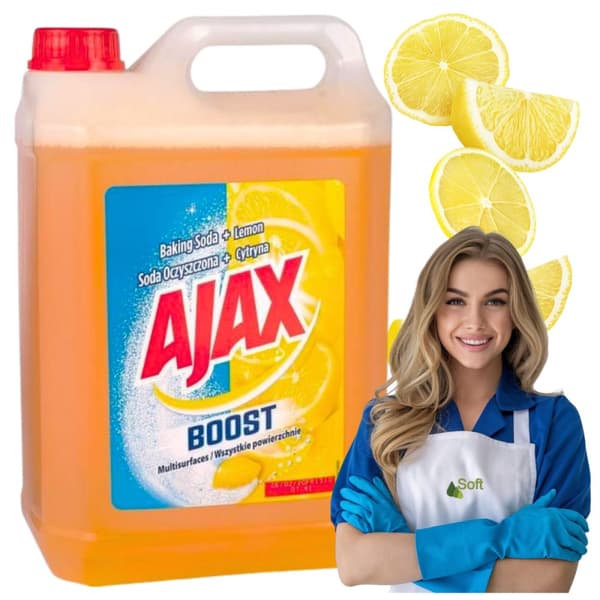 Ajax BakingSoda - Sitruuna/ OPTIMUM 7 LEMON 5l