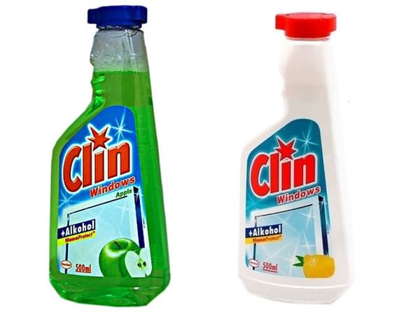 CLIN lasinpuhdistusaine 500ml täyttöpakkaus