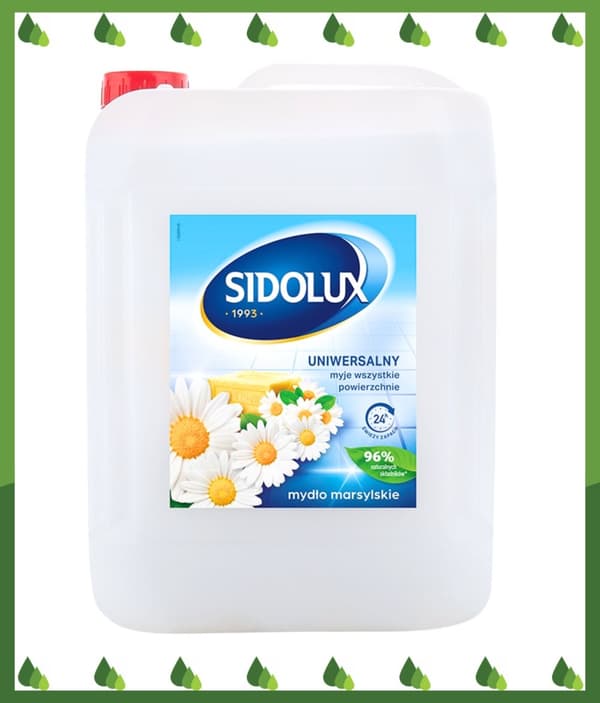 Sidolux Marseille tvål 5L