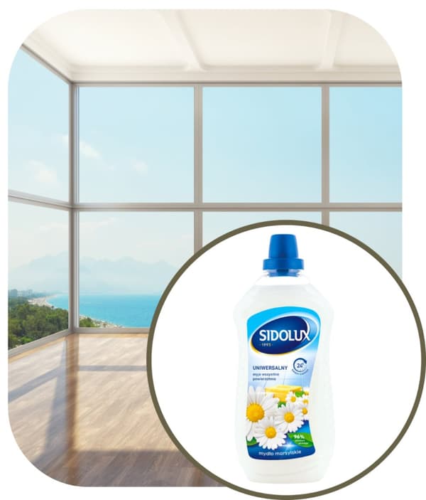 Sidolux Marseille-saippua 1 l