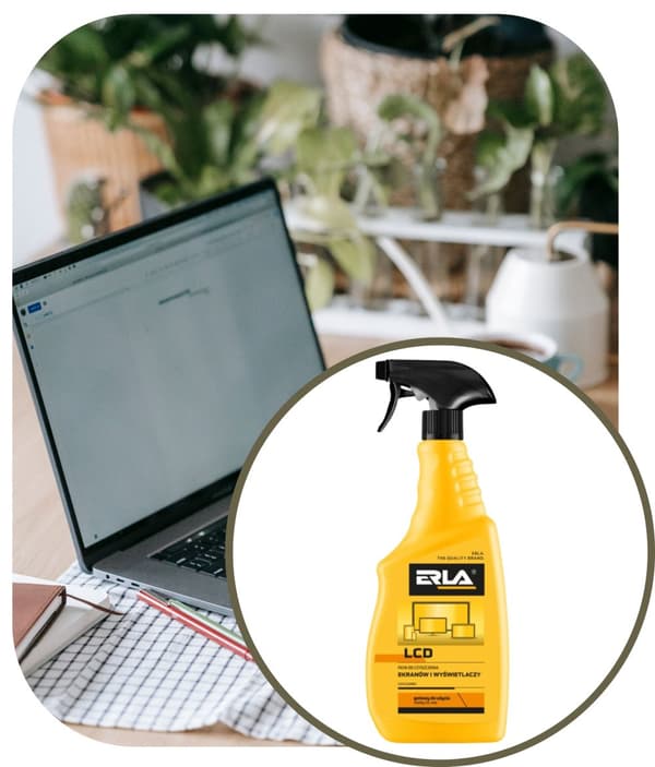 Skærmrensevæske 750ml ERLA LCD