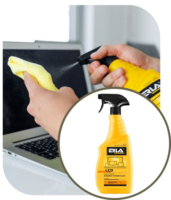Skærmrensevæske 750ml ERLA LCD