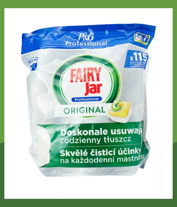 Fairy Jar -astianpesukonetabletit, 115 kpl, sitruuna