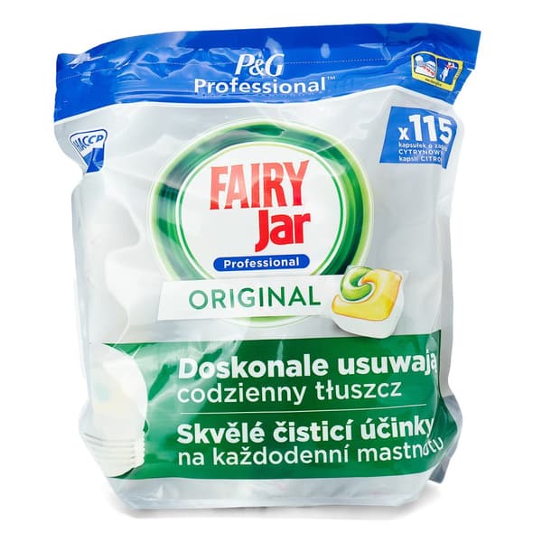 Fairy Jar -astianpesukonetabletit, 115 kpl, sitruuna
