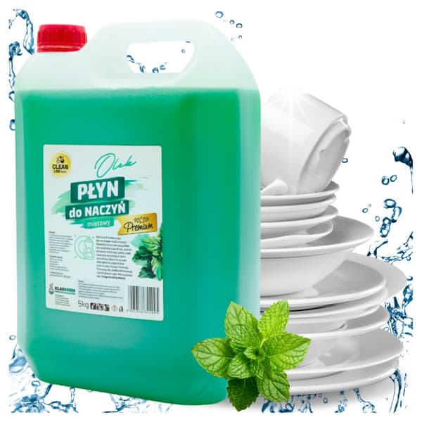 Premium opvaskemiddel med mynteolie 5 kg
