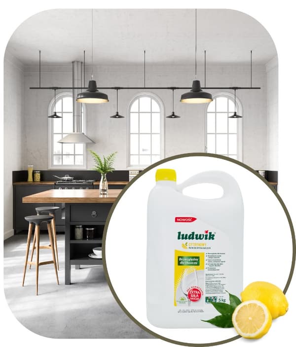 Ludwik opvaskemiddel 5 l citron