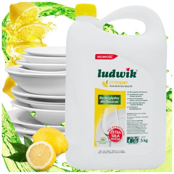 Ludwik opvaskemiddel 5 l citron