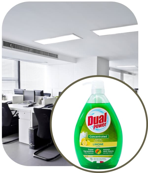 Dual Power opvaskemiddel 1 l Citron