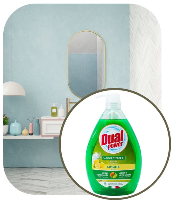 Dual Power opvaskemiddel 1 l Citron