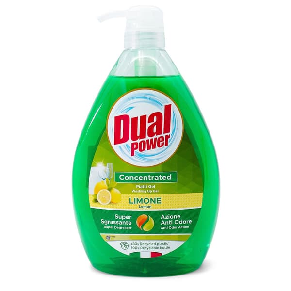 Dual Power opvaskemiddel 1 l Citron