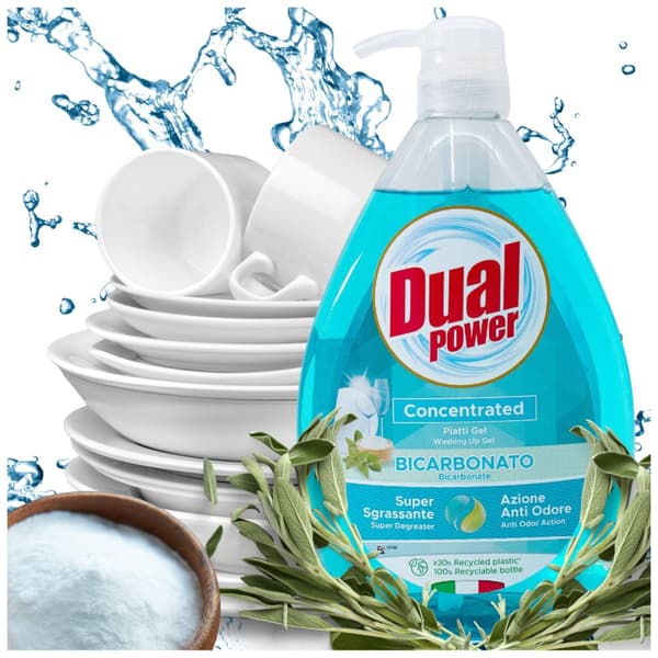 Dual Power -astianpesuneste 1 l Sage&Soda