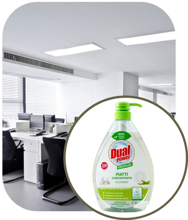 Dual Power opvaskemiddel 1 l Eco