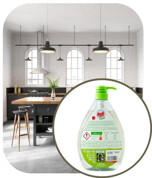 Dual Power opvaskemiddel 1 l Eco