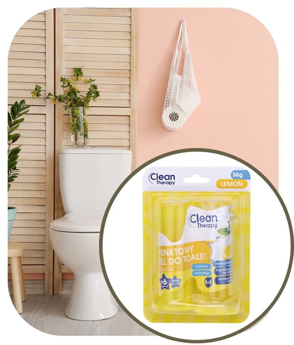 Rengør Therapy gelskiver Citron-enhed + indsæt a'1