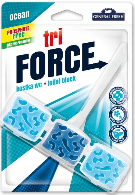 GENERAL FRESH Tri-Force TOALETTKÅP Havsdoft 45 g