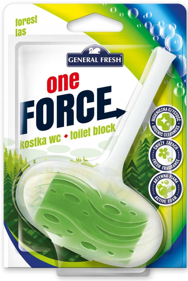 GENERAL FRESH Force One WC Forest toalettblock 40 g