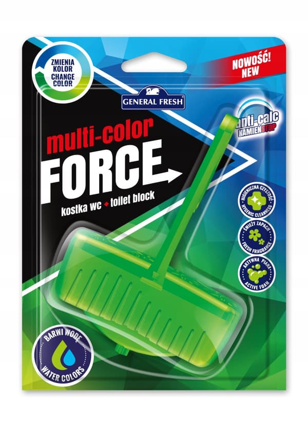 GENERAL FRESH Flerfärgad färgad toalettblock LAS 40 g
