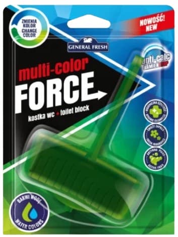 GENERAL FRESH Flerfärgad färgad toalettblock LAS 40 g