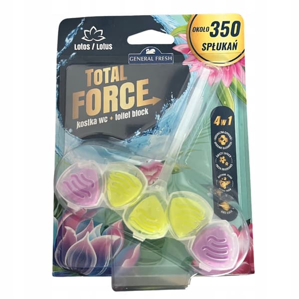 GENERAL FRESH FORCE TOTAL toalettblockhänge FLORAL 40 g