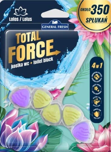 GENERAL FRESH FORCE TOTAL toalettblockhänge FLORAL 40 g