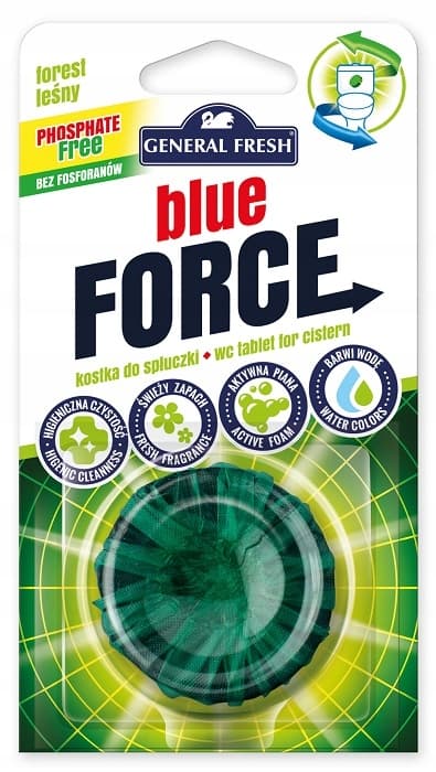 GENERAL FRESH BLUE FORCE FOREST cisternskiva 1 st.
