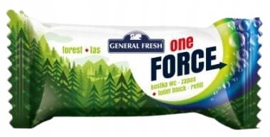 GENERAL FRESH FORCE ONE CUBE Refill för toalett, skogsdoft, 40 g