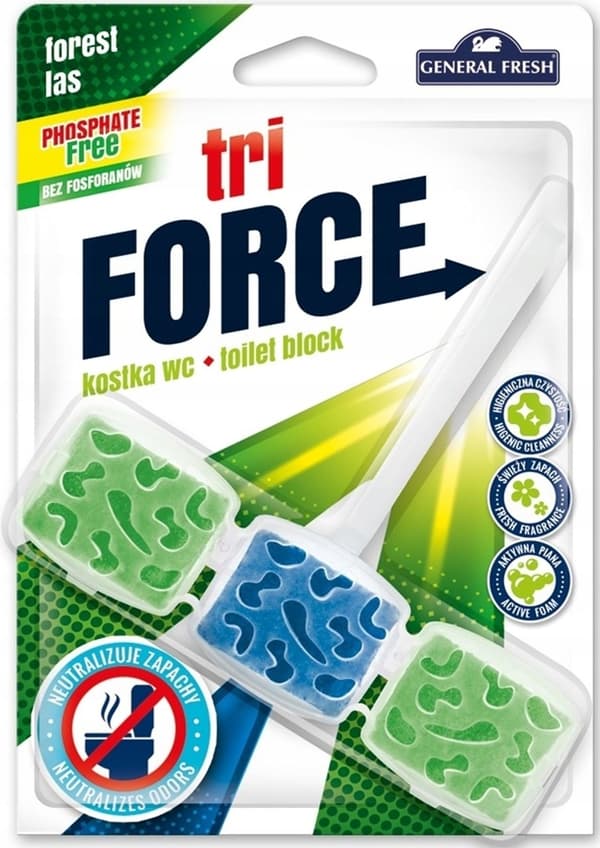 General Fresh TRI FORCE toalettbit skog 45 g