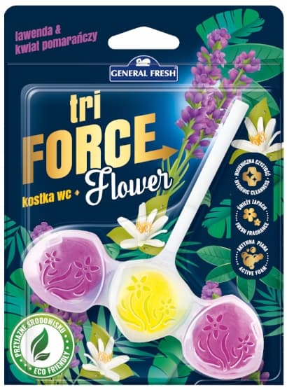 GENERAL Tri-Force toalettblock lavendel orange
