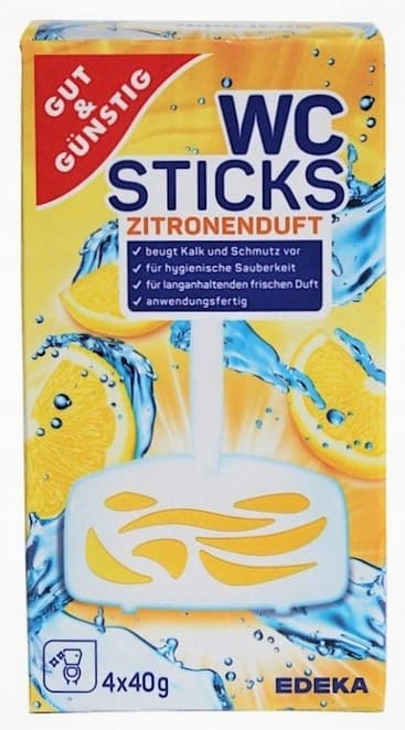Gut&Gunstig toalettblockshänge Citron 4x40 g