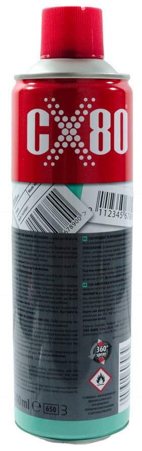 CX80 TARROJEN JA LIIMAN POISTAJA 500 ML