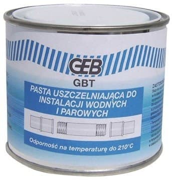 GBT tätningspasta - för vatten- och ånginstallationer, 500 g