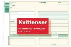 Blankett kvittens A5L med kopia (112 15) 2x50 blad 1/fp