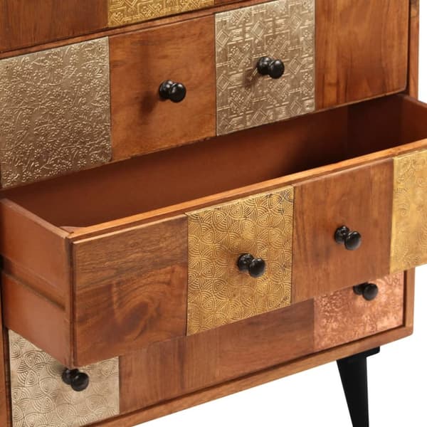 vidaXL Kommode 60x30x75 cm heltre akasie