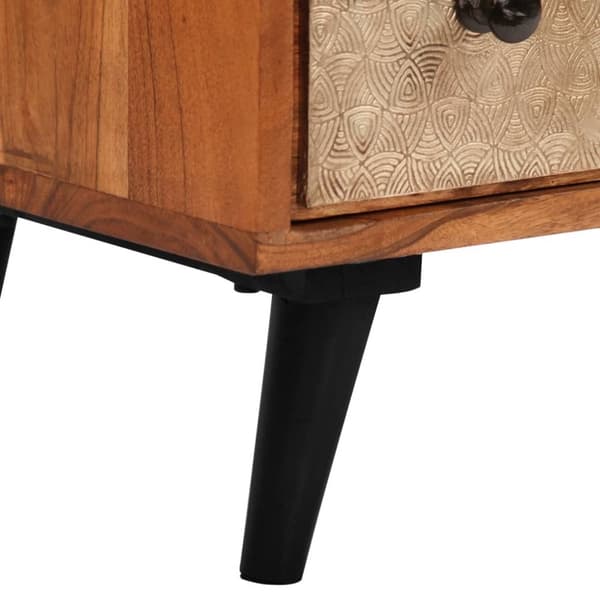 vidaXL Kommode 60x30x75 cm heltre akasie