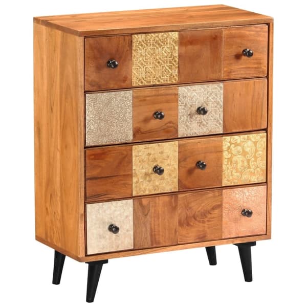 vidaXL Kommode 60x30x75 cm heltre akasie