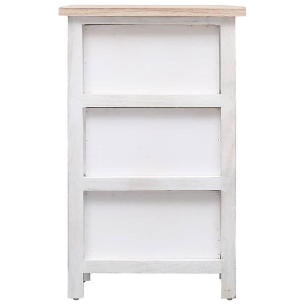 vidaXL kommode 35x25x57 cm kejsertræ