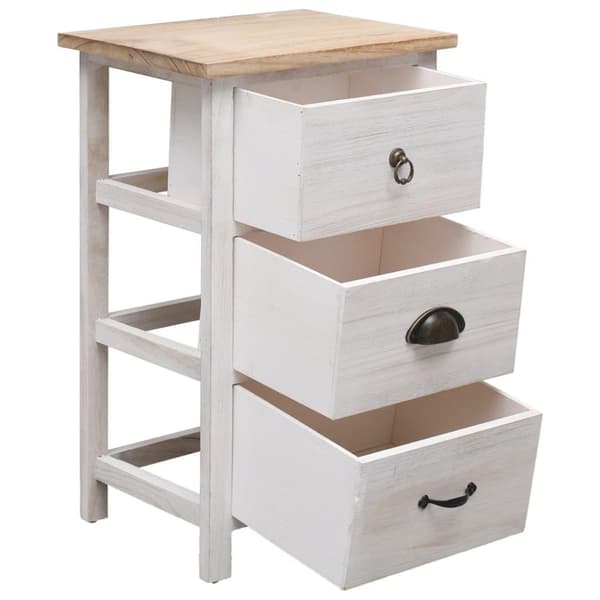 vidaXL Sideskap 35x25x57 cm keisertre