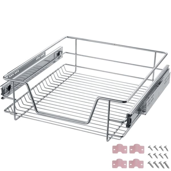 Trådback med teleskopskena 4st - 50 cm