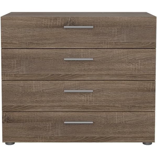 TYHJA Kista med 4 lådor - Chene Truffe - L 70 x D 40 x H 75 cm