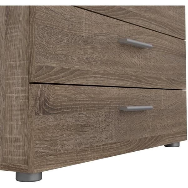 TYHJA Kista med 4 lådor - Chene Truffe - L 70 x D 40 x H 75 cm