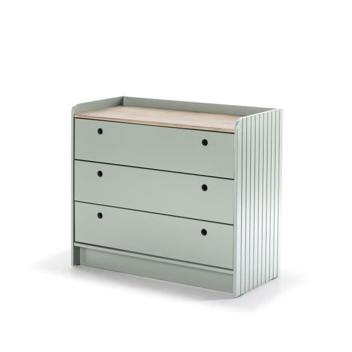 ARIANE MDF 3 laatikon laatikko - massiivimäntypää - L 90 x L 40 x P 78 cm