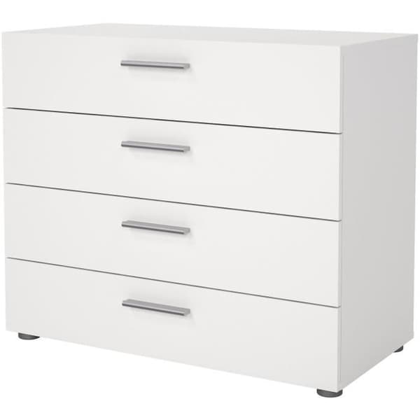 TYHJA 4-lådan bröst - Vit - L 70 x D 40 x H 75 cm