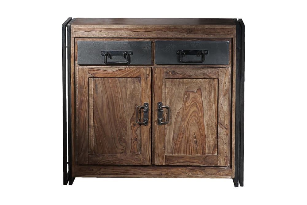 RIPONEL Byrå Trä/Natur/Svart