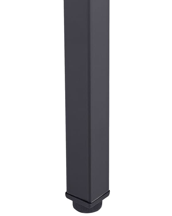 Laatikosto musta 43 x 103 x 40 cm teräs matta 3 laatikkoa teollinen E-pinnoite