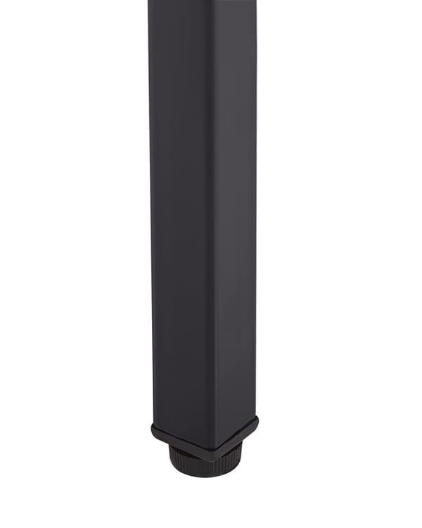 Lipasto musta 80 x 102 x 40 cm teräs 4 laatikkoa jalkatapit industriaalinen moderni