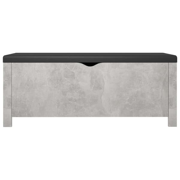 vidaXL Säilytyslaatikko betoninharmaa 105x40x45 cm tekninen puu